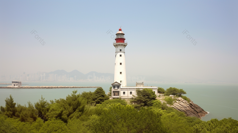 小资旅行摄影素材灯塔风光航拍,高清,摄影图,摄影图片,图片大全,摄影图免费下载